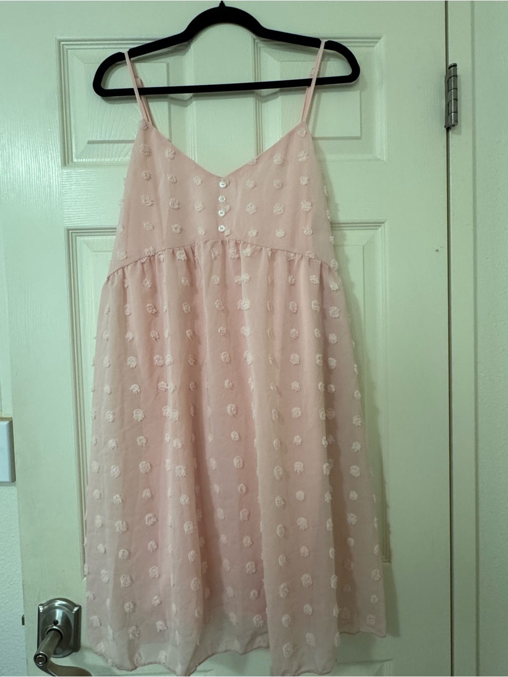 Sheer Blush Pink Spaghetti Strap Sundress